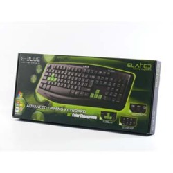 E-blue Elated klawiatura przewodowa (USB) US, czarna