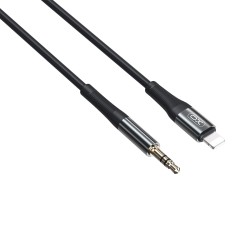 XO kabel audio NB-R193A jack 3,5mm - Lightning 1,0 m czarny