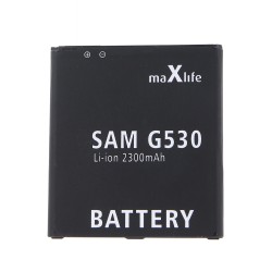 Bateria Maxlife do Samsung Galaxy Grand Prime G530 / J3 2016 / J5 J500 / EB-BG530BBE 2300mAh