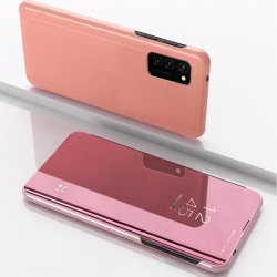 Etui Smart Clear View do Samsung Galaxy A14 4G / A14 5G różowe