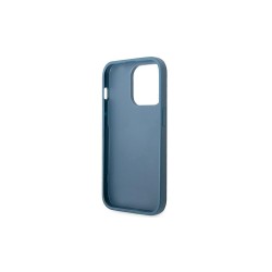 Guess nakładka do iPhone 14 Pro 6,1&quot GUHCP14L4GMGBL niebieska PU Leather 4G Big Metal Logo