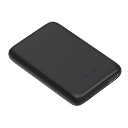 Powerton, powerbank z ładowaniem bezprzewodowym, Li-Pol, 5V, Ładowanie telefonów/tabletów, WBP5, 5000mAh, przyssawki do przytrzy