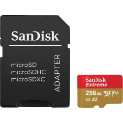 SanDisk karta pamięci 256GB Extreme microSDXC 160/90MB/s UHS-I U3 Mobile + adapter