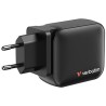 Verbatim, Ładowarka Mini GaN 2 x USB-CR PD 100W a 1 x USB-A QC 3.0, szara, 100 W, wymienne końcówki  C,G,A