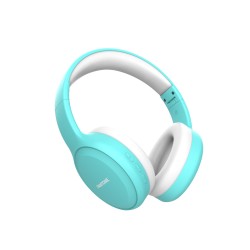 PANTONE słuchawki Bluetooth PT-WH008 Teal 3242C nauszne