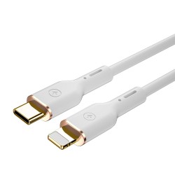 WIWU kabel YQ01 USB-C - Lightning 30W 1,2m biały
