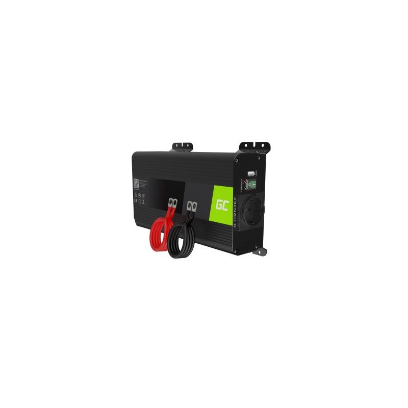 Green Cell power falownik do 12V to 230V 500W/1000W czysta sinusoida