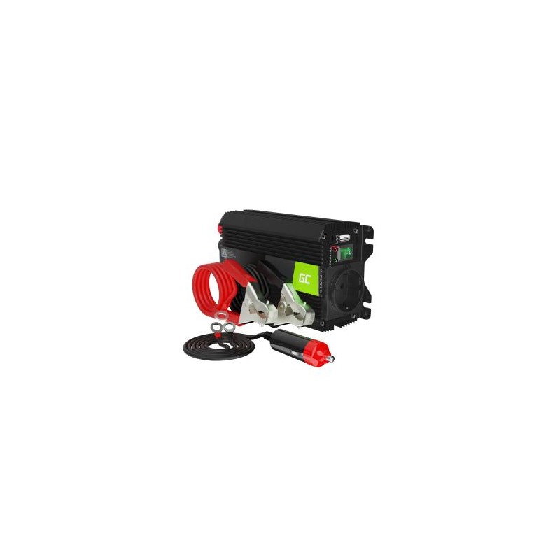 Green Cell power falownik do 24V to 230V 300W/600W modyfikowana sinusoida