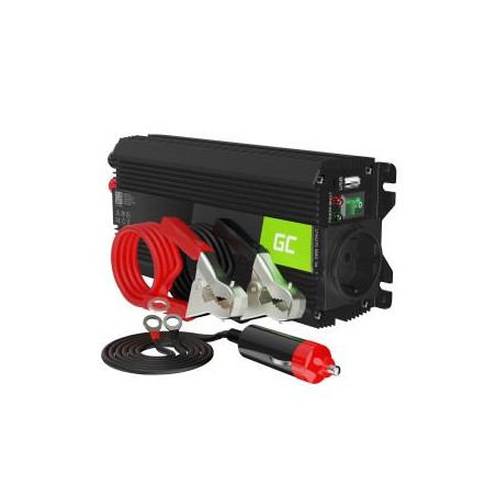 Green Cell power falownik do 12V to 230V 500W/1000W modyfikowana sinusoida