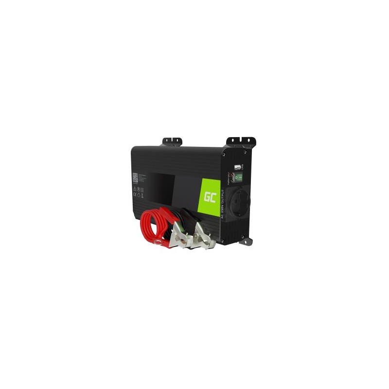 Green Cell power falownik do 12V to 230V 300W/600W czysta sinusoida