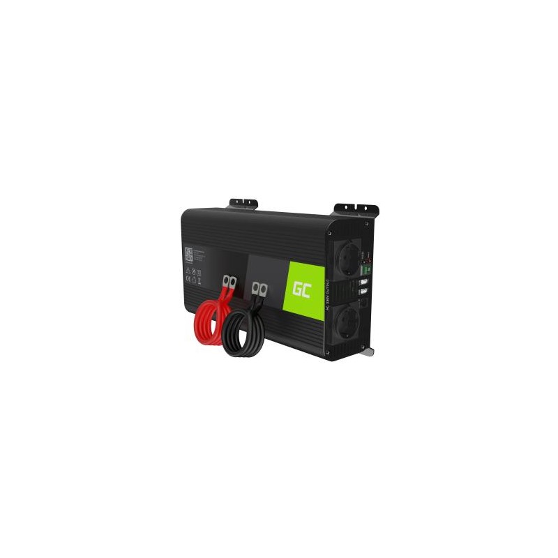 Green Cell power falownik do 12V to 230V 1000W/2000W czysta sinusoida