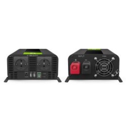 Green Cell power falownik do 12V to 230V 1000W/2000W czysta sinusoida