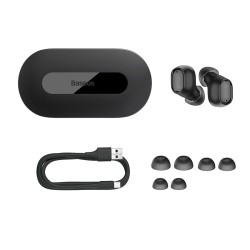 Baseus słuchawki Bluetooth TWS Bowie EZ10 czarne