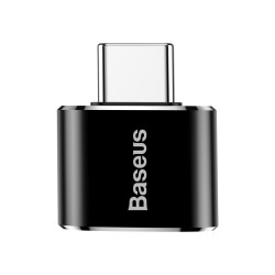 Baseus adapter OTG mini USB - USB-C czarny