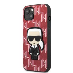 Karl Lagerfeld nakładka do iPhone 13 KLHCP13MPMNIKPI czerwona hard case Monogram Iconic Karl
