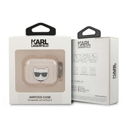 Karl Lagerfeld etui do Airpods 3 KLA3UCHGD złote Glitter Choupette