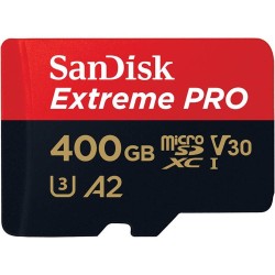 SanDisk karta pamięci 400GB microSDXC Extreme Pro UHS-I U3 170 / 90 MB/s + adapter