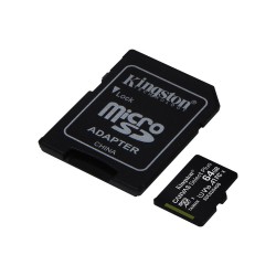 Kingston karta pamięci 64GB microSDXC Canvas Select Plus kl. 10 UHS-I 100 MB/s + adapter