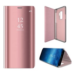 Etui Smart Clear View do Samsung Galaxy A15 4G / A15 5G różowe