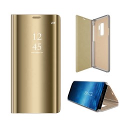 Etui Smart Clear View do Samsung Galaxy A15 4G / A15 5G złote