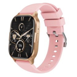 XO smartwatch J10 Amoled różowo-złoty