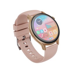 XO smartwatch J6 Amoled różowo-złoty