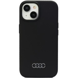 Audi nakładka do iPhone 15 Plus 6,7&quot czarna Silicone Case
