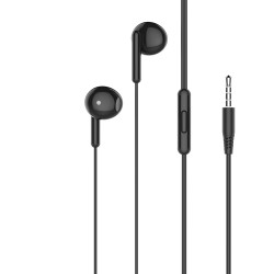 XO słuchawki przewodowe EP69 jack 3,5 mm douszne czarne