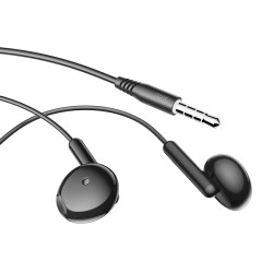 XO słuchawki przewodowe EP69 jack 3,5 mm douszne czarne