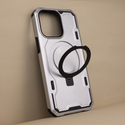 Nakładka Defender Mag Ring do iPhone 14 6,1&quot srebrna