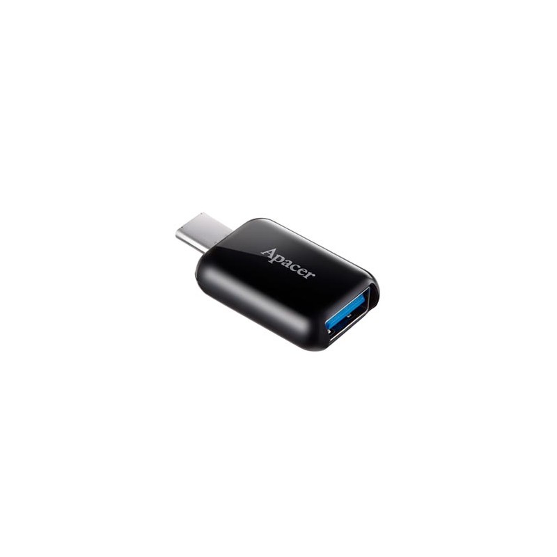 USB redukcja, (3.1), USB C (M) - USB A F, czarna, Apacer USB 3.1 Gen. 1, do 5Gbps