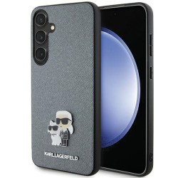 Karl Lagerfeld nakładka do Samsung Galaxy S24 KLHCS24SPSAKCMPG szara HC SAFFIANO KC PIN