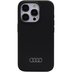 Audi nakładka do iPhone 15 Pro Max 6,7&quot czarna Silicone Case