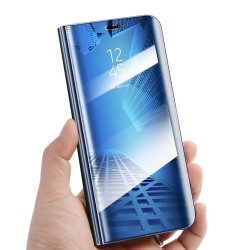 Etui Smart Clear View do Samsung Galaxy A05S niebieske
