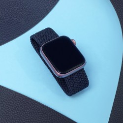 Pasek elastyczny XS do Apple Watch 42/44/45 mm dł. 135 mm czarny