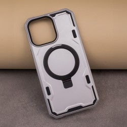 Nakładka Defender Mag Ring do iPhone 13 6,1&quot srebrna