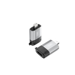 XO adapter GB015 mini Displayport - HDMI 4K szary