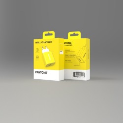 PANTONE ładowarka sieciowa 2A 1x USB PT-AC1USB Yellow 102C