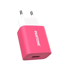 PANTONE ładowarka sieciowa 2A 1x USB PT-AC1USB Pink 184C
