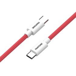 PANTONE kabel USB-C - USB-C 1,5m 60W PT-CTC002-5 Pink 184C