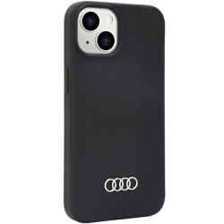 Audi nakładka do iPhone 14 6,1&quot AU-LSRIP14-Q3/D1-BK czarna hard case Silicone