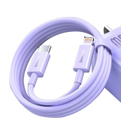 Baseus kabel Superior PD USB-C - Lightning 1,0m fioletowy 20W