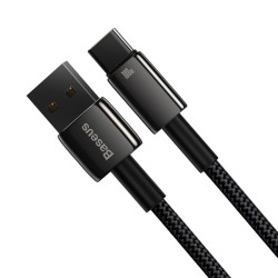 Baseus kabel Tungsten USB - USB-C 1,0m czarny 100W