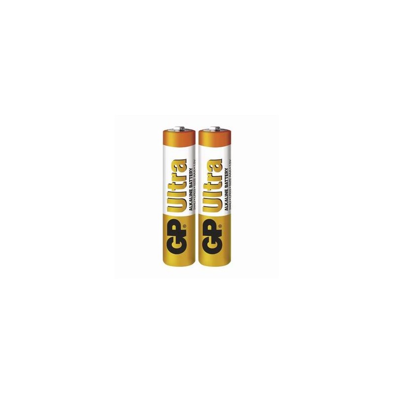 Bateria alkaliczna, AAA, 1.5V, GP, folia, 2-pack, Ultra