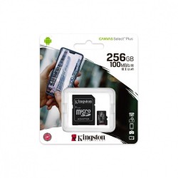 Kingston karta pamięci microSD 256GB Canvas Select Plus 100/85MB/s