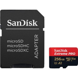 SanDisk karta pamięci 256GB microSDXC Extreme Pro UHS-I U3 170 / 90 MB/s + adapter