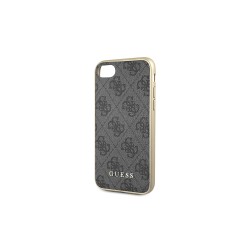 Guess nakładka do iPhone 7 / 8 / SE 2020 GUHCI8G4GG szare hard case 4G Collection