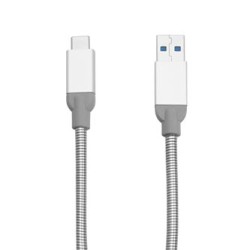 Verbatim USB kabel (3.1), USB A M - USB C (M), 0.3m, srebrny, box, 48868, EOL