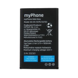 Bateria do myPhone Halo Easy 1000mAh