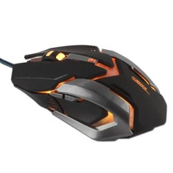 E-blue Auroza Gaming Mysz przewodowa, czarna, 4000DPI, e-box